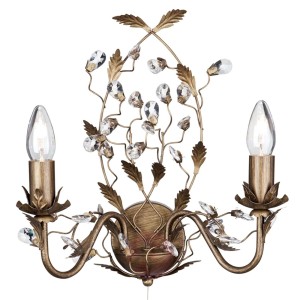 2-pkt. lampa ścienna Almandite w stylu florenckim