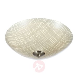 Lampa sufitowa LED Cross ze szkła, 35 cm