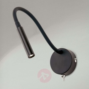 Elastyczny kinkiet LED Colin, czarny