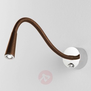 Vega T Flex kinkiet LED, wielbłąd/chrom