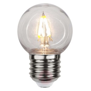 Żarówka LED E27 G45 1,3W 2 700 K przezroczysta