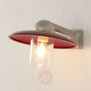 Lampa ścienna zewn. Stabila aluminium-czerwony
