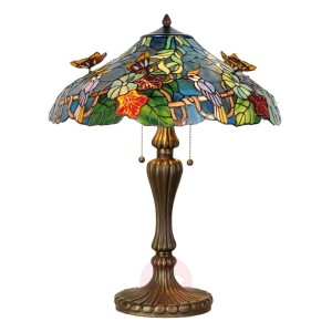 Kunsztowna lampa stołowa Australia styl Tiffany