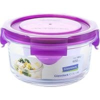 Pojemnik z hermetyczną pokrywką Classic Round Purple 380 ml