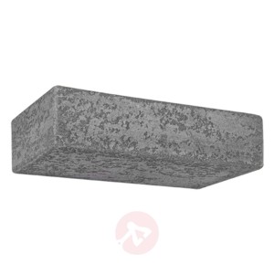 Lampa ścienna Hulk prostopadłościan szary jasny