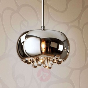 Lampa wisząca LED Argos kryształowe krople Ø 22cm