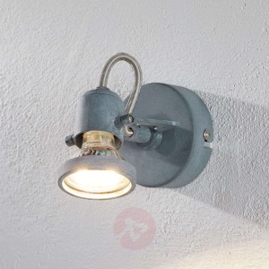 Modny spot ścienny LED Concreto, beton