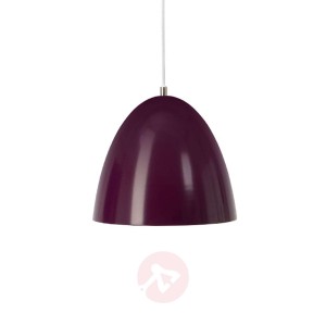 Lampa wisząca LED Eas, Ø 24 cm, 3 000 K, fioletowa