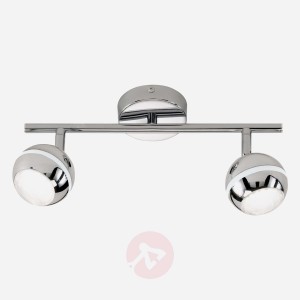 Lampa sufitowa Groove z LED 2-punktowa chrom