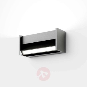 Nowoczesny kinkiet zewnętrzny LED Slat, szary