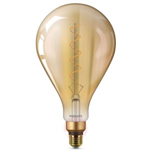 Żarówka LED Giant E27 5 W, ciepła biel, złoty