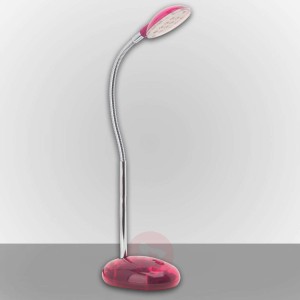 Lampa biurkowa LED TIMMI, różowa