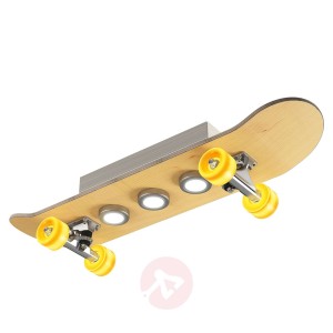 Lampa sufitowa LED Light Cruiser, skateboard