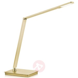 Lampa stołowa LED Omar, czujnik do ściemniania