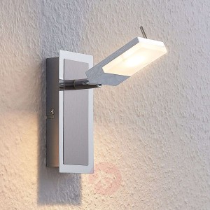 Reflektor LED Alija, chromowany, 1-punktowy