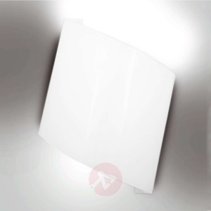 Biała lampa ścienna Flag