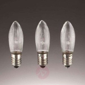 Lampki w formie świeczek E10 3W 48V 3 sztuki