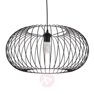 Lampa wisząca Ellipsis z pięknym klatkowym kloszem