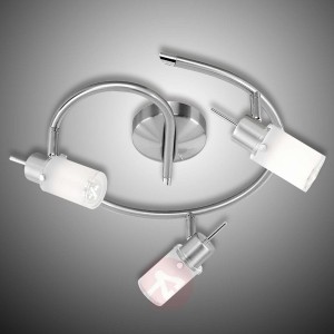 Wygięta lampa sufitowa LED MAX, 3-punktowa