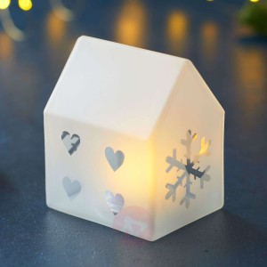 Oświetlenie dekoracyjne LED Santa House, 10 cm