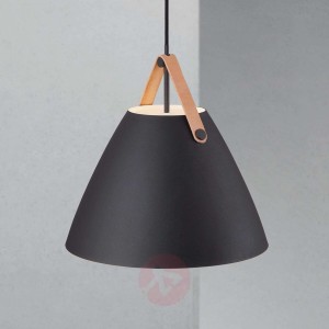 Lampa wisząca LED Strap ze skórzanym zawieszeniem