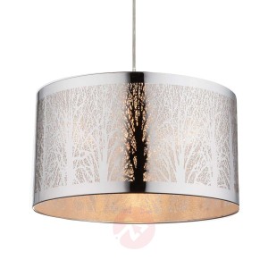 Wzór z drzewami - lampa wisząca Cianna