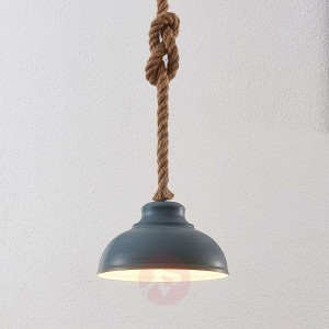 Lindby Chaby beton lampa wisząca, 1-punktowa