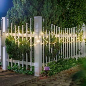 Solarny wąż świetlny LED Premium 100 LED