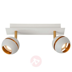 Regulowana lampa sufitowa LED Binari, 2-punktowa
