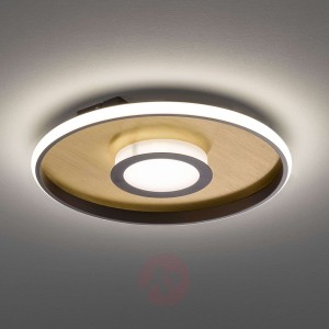 Lampa sufitowa LED Zoe, okrągła, rdzawe złoto 45cm