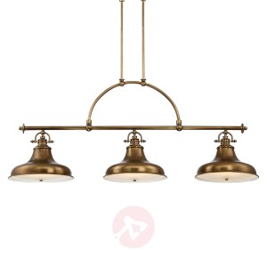 Lampa wisząca Emery 3-punktowa mosiądz