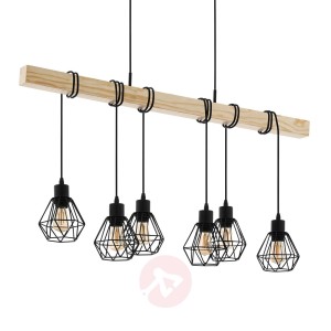 Lampa wisząca Townshend 5 z sześcioma kloszami