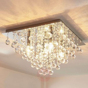 Annica – lampa sufitowa z akrylowymi zawieszkami