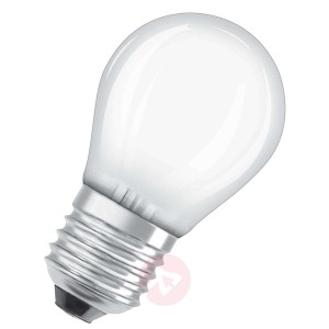 Żarówka kropla LED E27 4,5W ciepła biel ściemniana