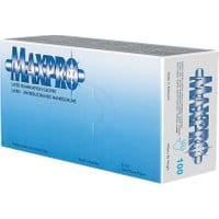 Maxpro Rękawiczki latex białe S