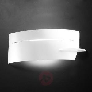Stylowa lampa ścienna Vulture biała