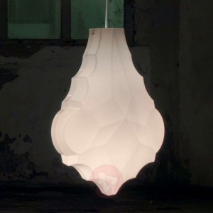 Karman 24 Karati lampa wisząca liść biała