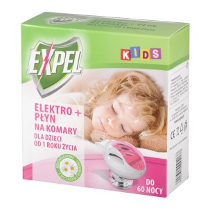 Expel Kids - Elektro + płyn na komary dla dzieci od 1 roku życi...