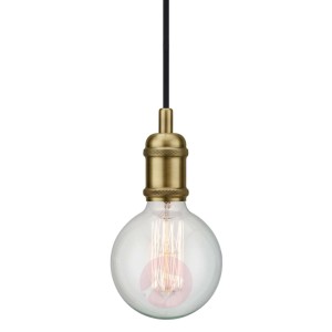 Avra - minimalistyczna lampa wisząca z mosiądzu