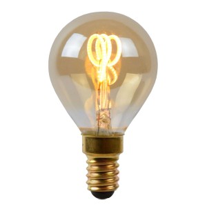 Żarówka LED E14 3W kropla bursztyn 2 200 K