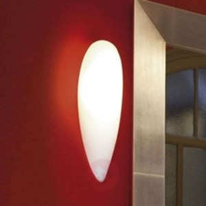 Kunsztownie wykonana lampa ścienna Glass, owalny