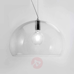 Kartell FL/Y – lampa wisząca LED, przezroczysta