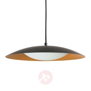 Lampa wisząca LED Slim, 1-punktowa czarno-złota