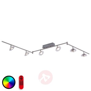 Funkcjonalna lampa sufitowa LED Lola-Mike, 6-pkt.