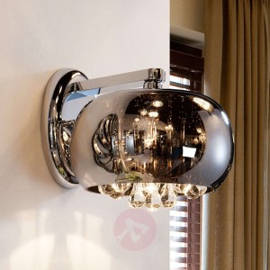 Kinkiet LED Argos z kryształami