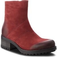 Botki R.POLAŃSKI - 0950 Bordo Nubuk