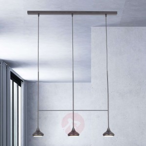Lampa wisząca 1680/3TR, 3-punktowa, czarna matowa