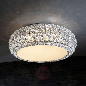 Mieniąca się lampa sufitowa DIAMOND, okrągła 40 cm