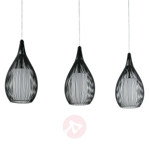 Lampa wisząca Razoni w kolorze czarnym