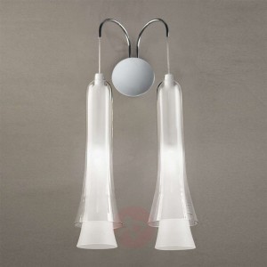 Harmonijna lampa ścienna Tubular Bells 2-punktowa